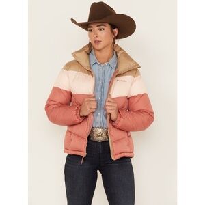 Columbia | NWT Puffect Color Blocked Jacket Vegan Friendly Soft Winter Coat